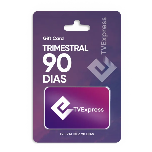 Recarga tvexpress trimestral